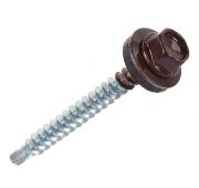Саморез кровельный 4,8*29  шоколад        RAL 8017       1/700шт