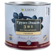 Грунт-эмаль по ржавчине Белый  1,7л  Лакра