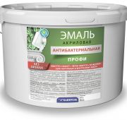 Эмаль акрил антибактериальная 6кг Капитель