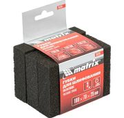 Губка шлифовальная (100*70*25) средняя жестк. MATRIX