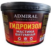 Мастика  битумная полимер Гидроизол.10л АДМИРАЛ