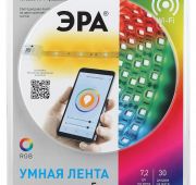 Лента светодиодная (комплект) IP65 5050/30 7,2 12V RGB, Wi-Fi контроллер (5м) ЭРА