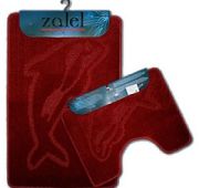 Набор ковриков (2 предмета) «Zalel» 60х100см (ворс) бордовый