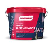 Краска акрил  W110 Обои&Стеклообои 9л А  PARADE