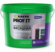 Краска фасад  PROF IT база А Белый 3кг Л-С