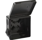Коробка распаячная 80x80х50мм для о\п IP54 ЧЕРНАЯ ЭРА