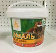 Эмаль акриловая для ПОЛА желто-коричневая 2,5кг Край Света