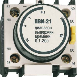 Приставка контактная ПВИ-13 задержка на вкл 0,1-3сек  1з-1р ИЭК