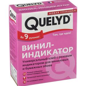 Клей обойный «QUELYD» винил-индикатор 250г Франция