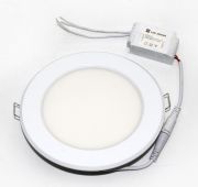Панель светодиодная круг LED 1-25Вт 4000К 225/205мм белая DEKO