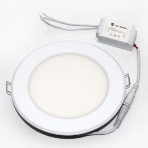 Панель светодиодная круг LED 1-9Вт 4000К 145мм белая ЭРА