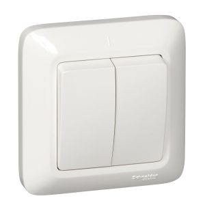 Выключатель 2кл с/у ПРИМА белый Schneider Electric