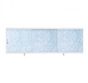 Экран для ванн  1,5 м  «Оптима»  пластик светло-голубой мрамор (16)
