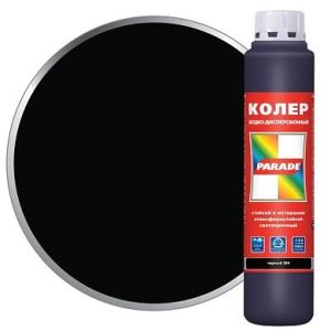 Колер PARADE №204 черный 0,75л   1/10   Швеция