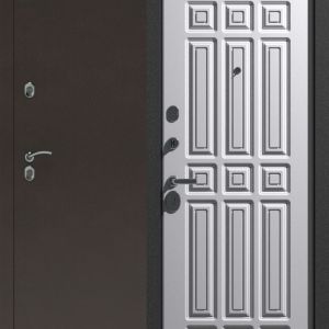 Дверь мет «ТТ-4-G305» (ТЕРМО) Антик медь /Крем  Пр/2050*860