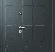 Дверь мет «Александрит 22» (Венге/Букле черный) Л/2050*1200