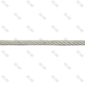 Трос сталь в ПВХ DIN 3055 (SWR M8 PVC M10) 1/100м