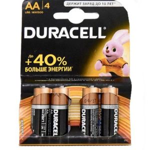 Батарейки Duracell LR6-4BL BASIC 4шт АА