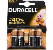 Батарейки Duracell LR6-4BL BASIC 4шт АА