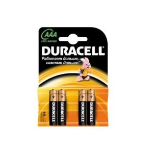 Батарейки Duracell LR03-4BL BASIC 4шт ААА