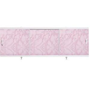 Экран для ванн  1,5 м «Оптима» пластик розовый закат (31)