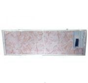 Экран для ванн  1,5 м «Оптима» пластик розовый мрамор (27)