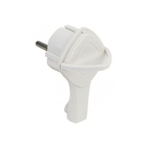 Вилка угловая ультратонкая V5 16A с заземлением ЭРА