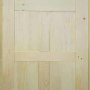 Дверь 80*2000 деревянная 7 филенок (по полотну) ПГФ