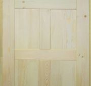 Дверь 80*2000 деревянная 7 филенок (по полотну) ПГФ