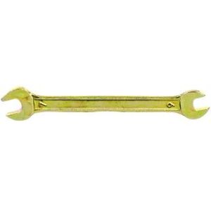 Ключ рожковый 6*7 мм желтый/цинк СИБРТЕХ
