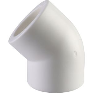 ПП угольник  32*45гр  РУ10/25 белый Политэк