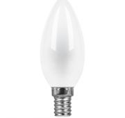 Лампа светодиодная  9Вт LED-СВЕЧА- 160-260В Е14 4000К 840Лм ЭРА