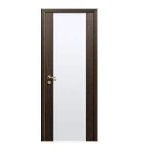 Дверь 70см ДО «Гранде» венге, белое стекло ПВХ