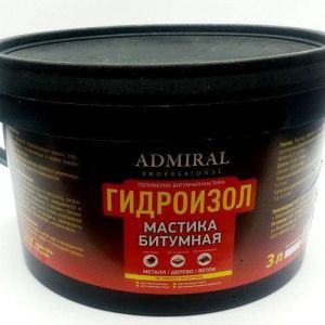 Мастика  битумная полимер Гидроизол.5л АДМИРАЛ