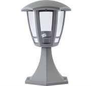 Светильник садово-парковый «Валенсия 1» напольный 6-гран, серый, 29 см, IP44, Е27 ЭРА