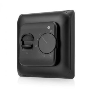 терморегулятор RTC-70, 3,6кВт/220В/16А, встраиваемый, ЧЕРНЫЙ