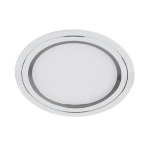 Панель светодиодная круг KL LED 11-7Вт 4000К  серебро ЭРА